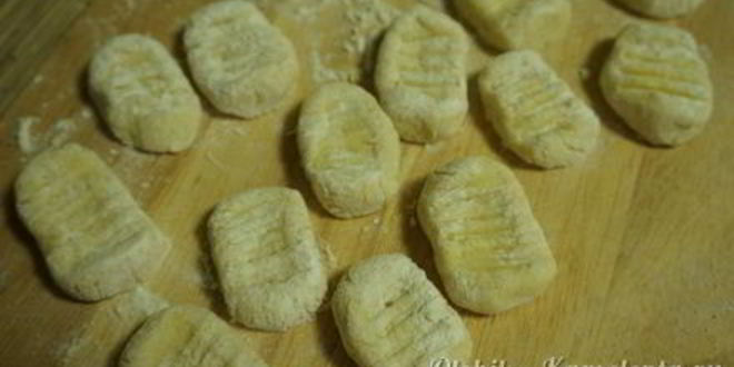 Рецепт картофельные ньокки с тыквенным соусом