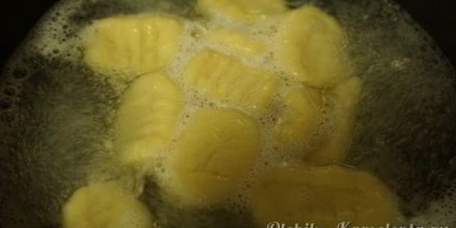 Рецепт картофельные ньокки с тыквенным соусом