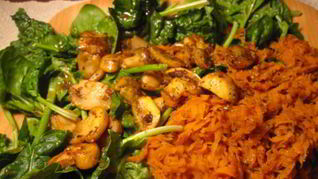 Рецепт Хрустящий гарнир из батата