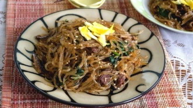Рецепт Корейская лапша с мясом