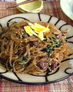 Корейская лапша с мясом