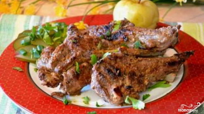 Рецепт Баранья котлета на косточке
