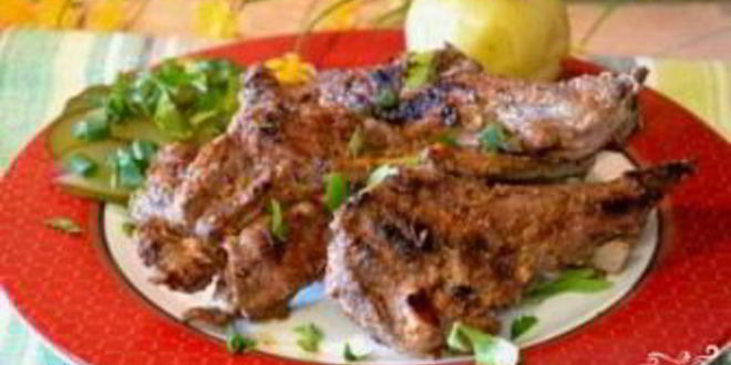 Рецепт баранья котлета на косточке