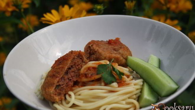 Рецепт Говяжьи котлетки с овощами