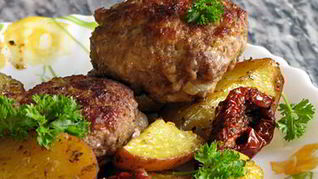 Рецепт Итальянские котлеты с картофелем по-деревенски