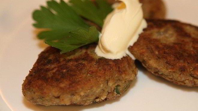 Рецепт Котлетки из гречки с грибами и петрушкой