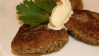 Рецепт Котлетки из гречки с грибами и петрушкой