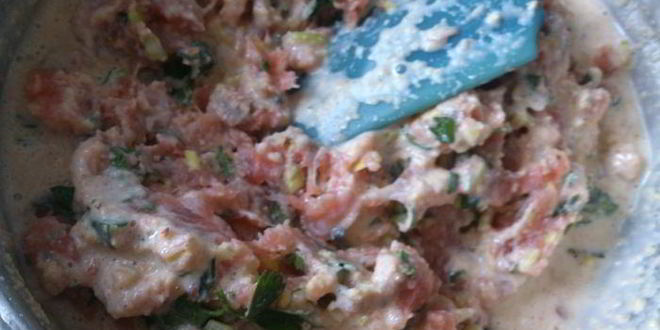 Рецепт котлетки из лосося с томатным соусом