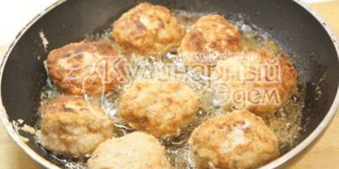 Рецепт котлетки нежные