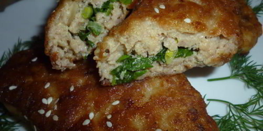 Как приготовить котлетки с черемшой и петрушкой