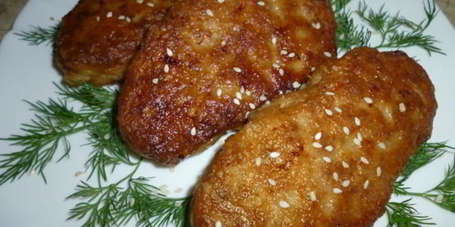 Рецепт котлетки с черемшой и петрушкой