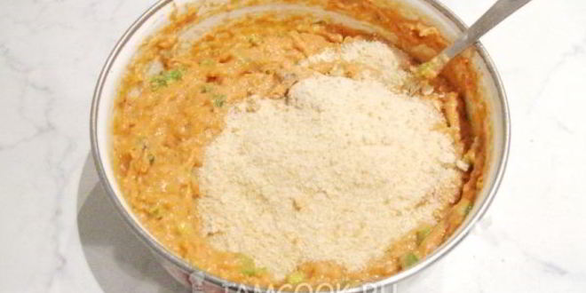 Рецепт котлеты из фарша лосося с зеленым луком