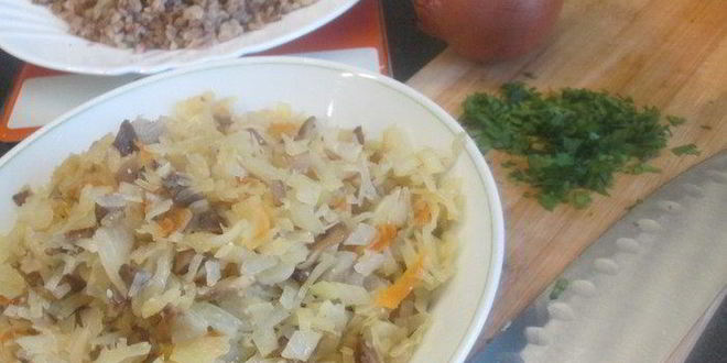 Рецепт котлеты из гречи с капустой и грибами