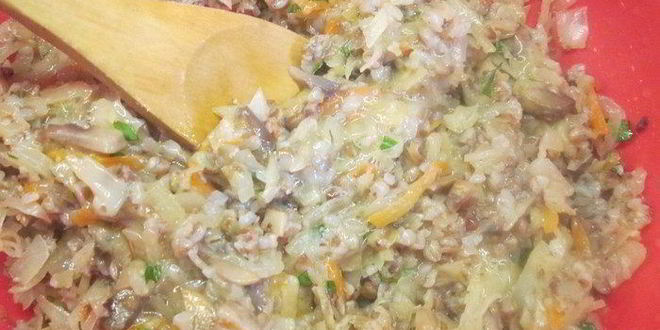 Рецепт котлеты из гречи с капустой и грибами