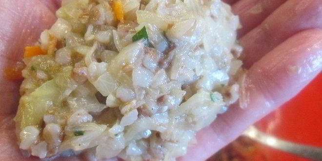 Рецепт котлеты из гречи с капустой и грибами