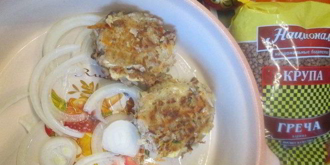 Рецепт котлеты из гречи с капустой и грибами