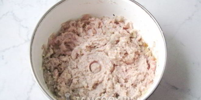 Рецепт котлеты из индейки с квашеной капустой и грибами