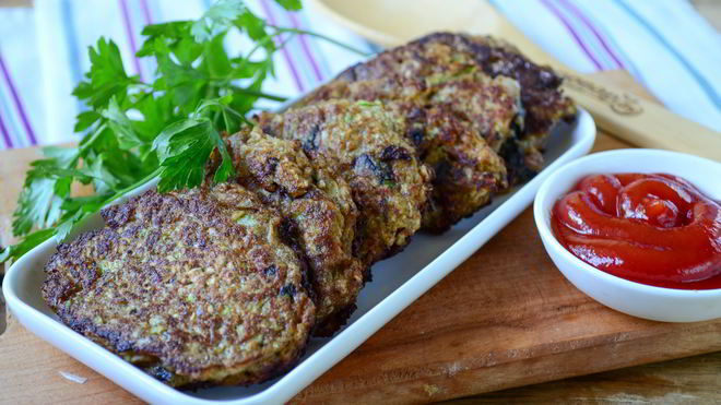 Рецепт Котлеты из кабачков с грибами