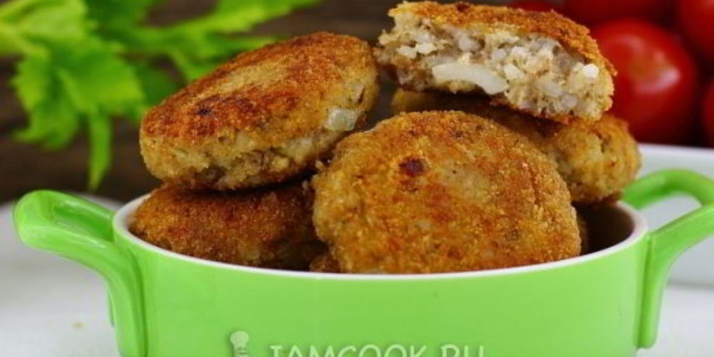 Как приготовить котлеты из консервы сайры с рисом