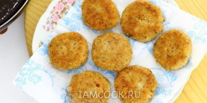 Рецепт котлеты из консервы сайры с рисом