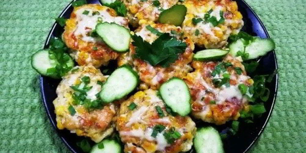 Как приготовить котлеты из курицы и кукурузы