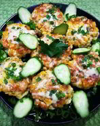 Котлеты из курицы и кукурузы