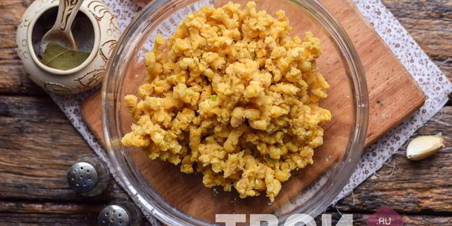 Рецепт котлеты из нута