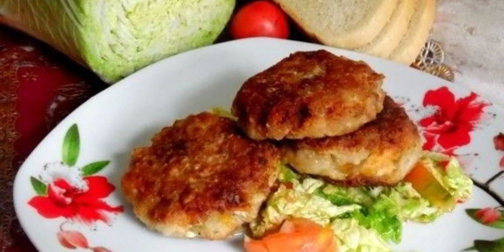 Как приготовить котлеты из пекинской капусты с фаршем