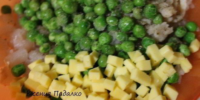 Рецепт котлеты из судака с зеленым горошком