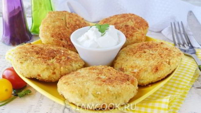 Рецепт Котлеты из зубатки