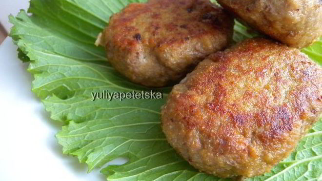 Рецепт Котлеты мясо-овощные