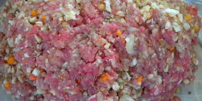 Рецепт котлеты мясо-овощные