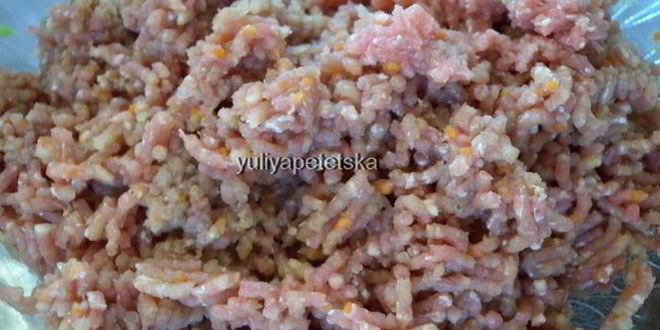 Рецепт котлеты мясо-овощные