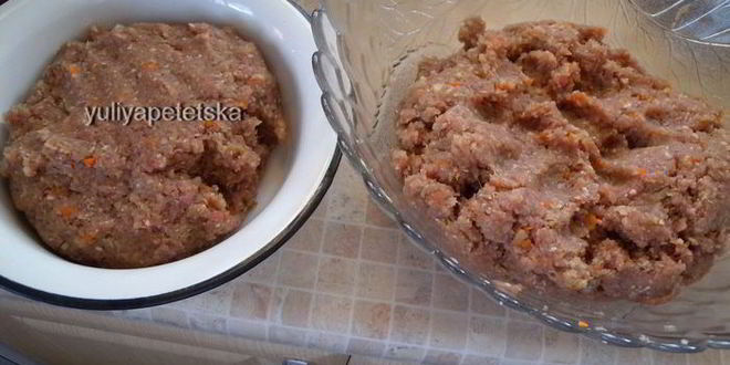 Рецепт котлеты мясо-овощные
