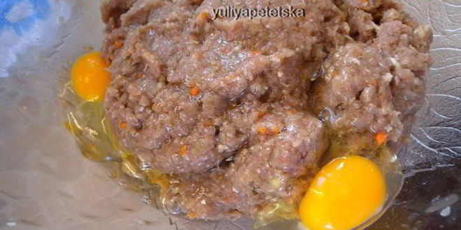 Рецепт котлеты мясо-овощные