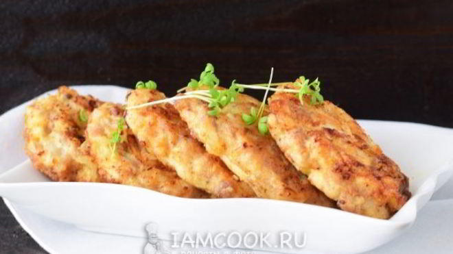 Рецепт Котлеты рубленые из куриной грудки с майонезом