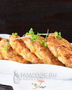 Котлеты рубленые из куриной грудки с майонезом