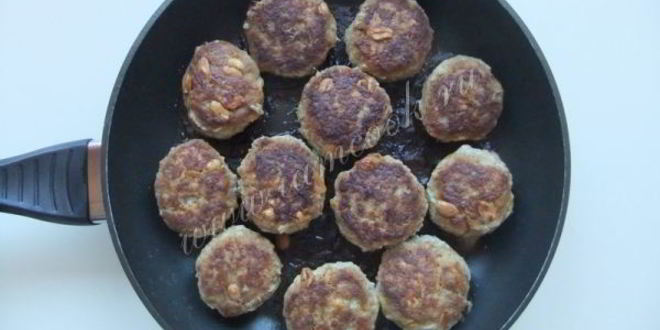 Рецепт котлеты с арахисом