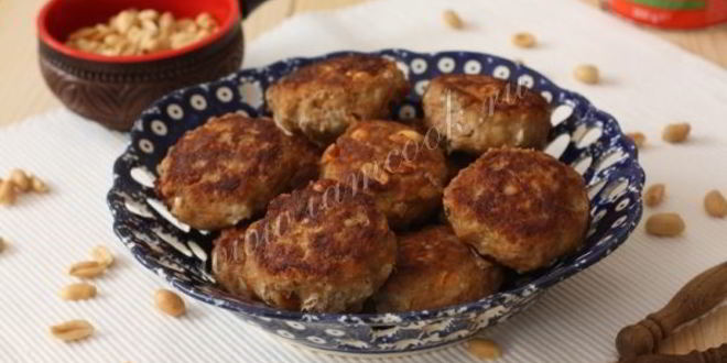 Рецепт котлеты с арахисом