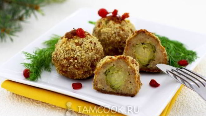 Рецепт Котлеты с брюссельской капустой