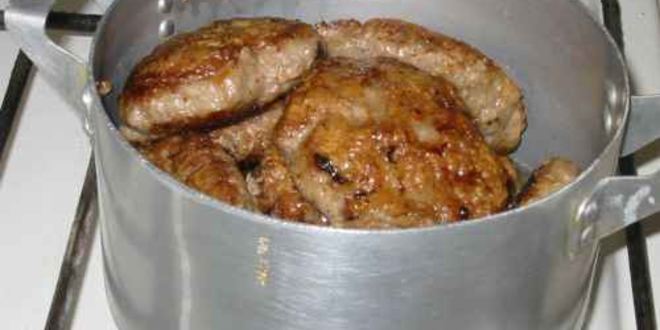 Рецепт котлеты с гарниром и овощами