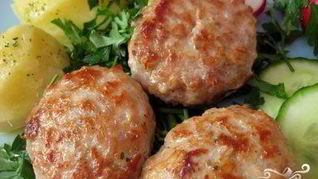 Рецепт Котлеты с грибами в духовке