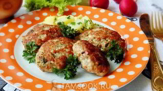 Рецепт Котлеты с сыром и отварным яйцом