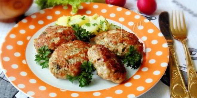 Рецепт котлеты с сыром и отварным яйцом