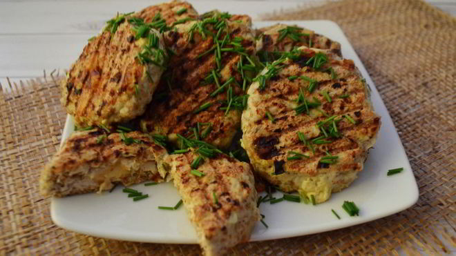 Рецепт Котлеты с сыром на гриле