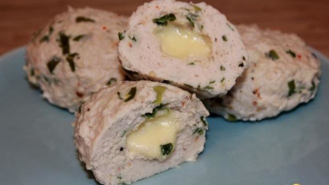 Рецепт Котлеты с сыром в пароварке