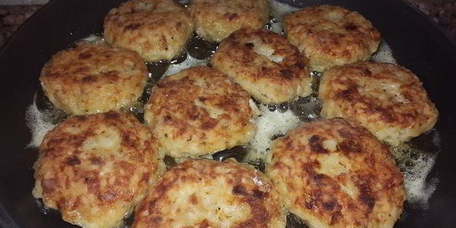 Рецепт котлеты с тунцом и рисом