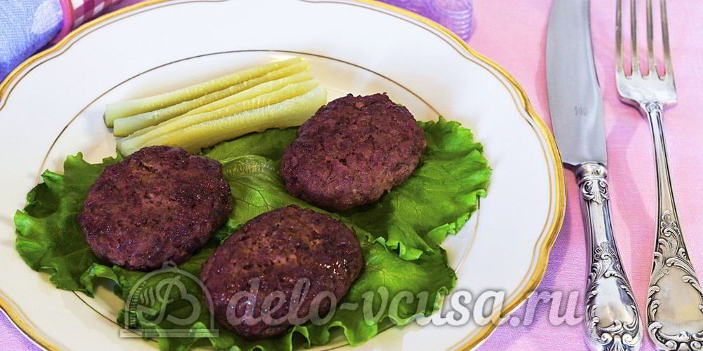 Как приготовить котлеты со свеклой