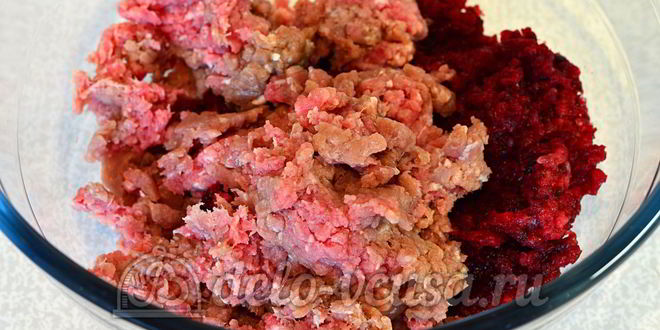 Рецепт котлеты со свеклой