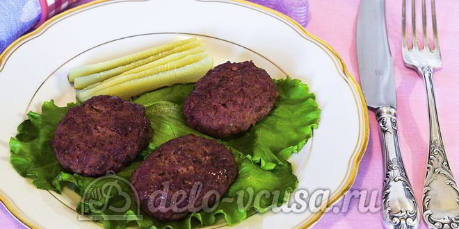 Рецепт котлеты со свеклой